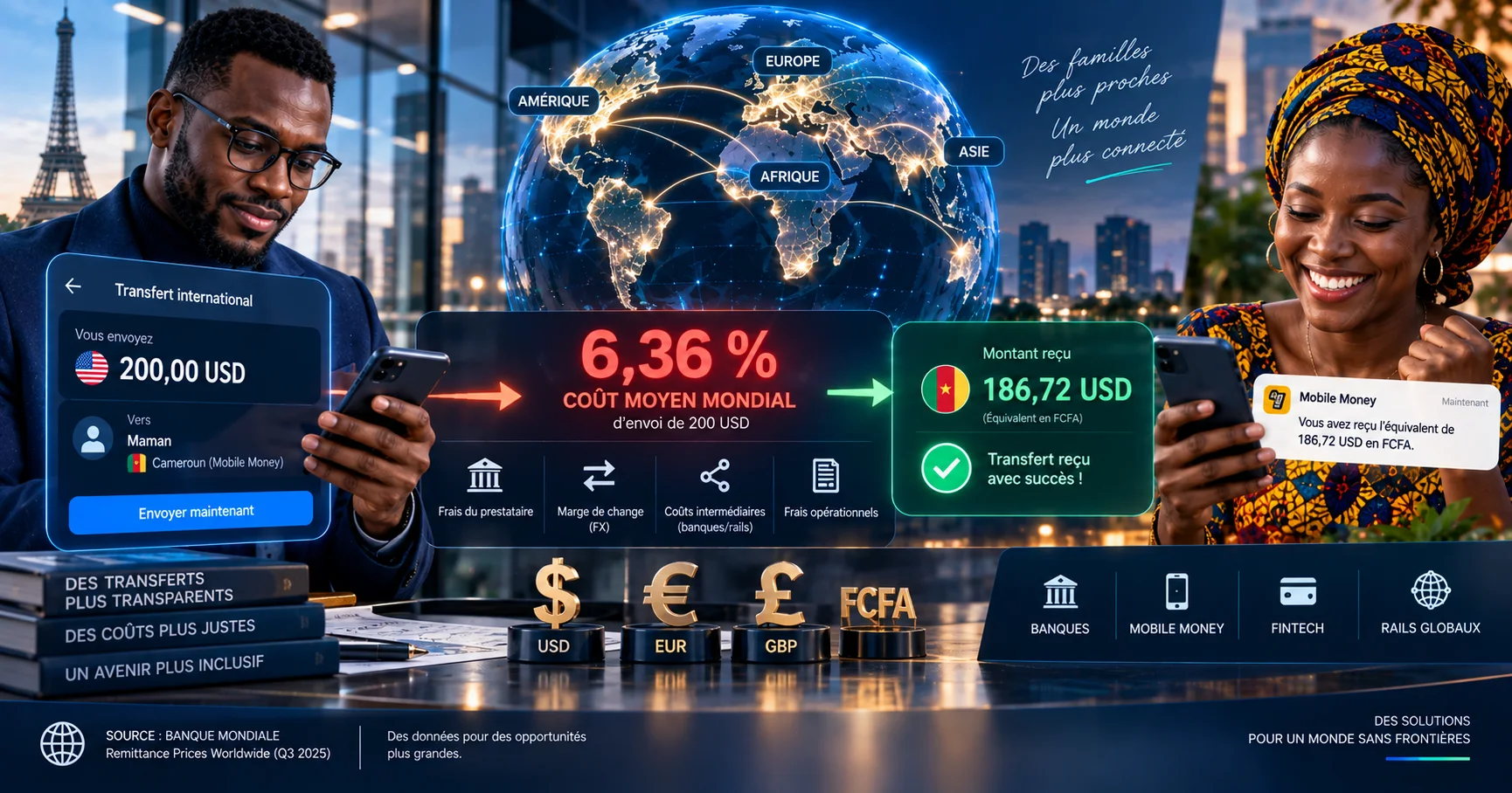 Frais de transfert : pourquoi 6,36 % en 2026 ?